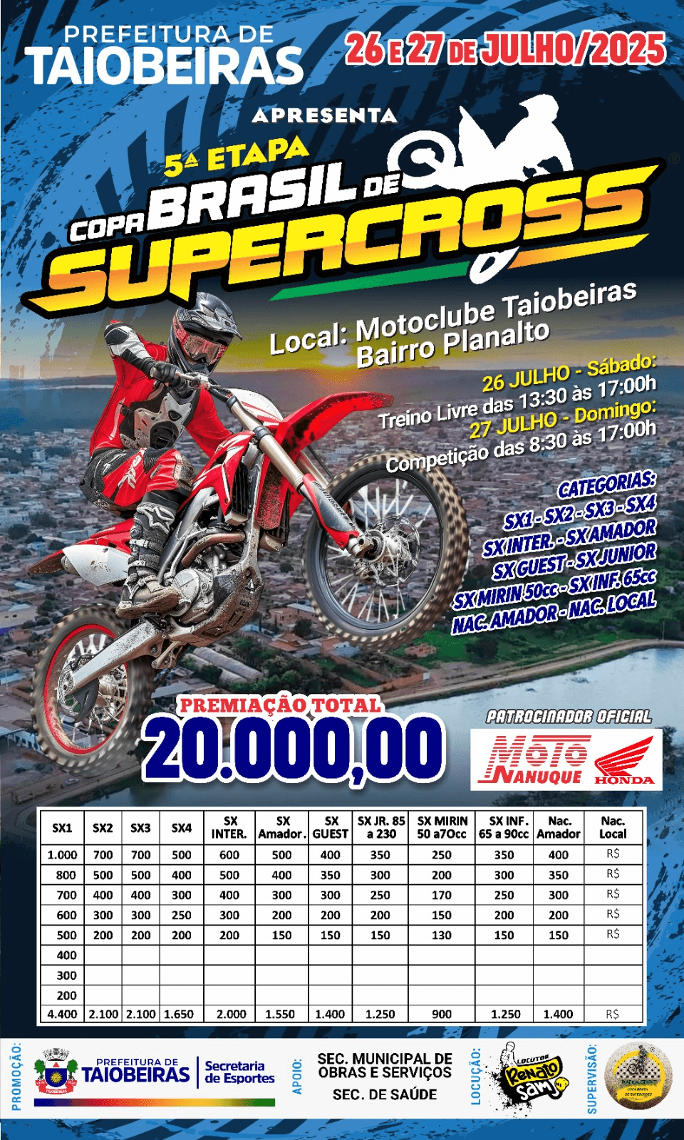 5º Etapa da Copa Brasil de Supercross